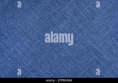 Gewebte Polsterung im Jacquard-Design, hellblaue, grobe Stoffstruktur mit diagonalen Weblinien. Textilhintergrund, Möbeltextilien, Tapete, Bac Stockfoto