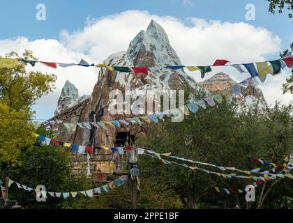 Die fantastische Everest-Fahrt. Stockfoto