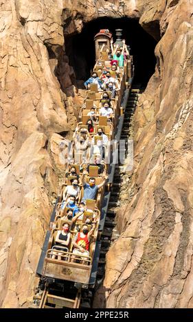 Die fantastische Everest-Fahrt. Stockfoto