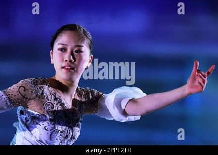 Kinoshita Academy Kyoto Ice Arena, Kyoto, Japan. 22. April 2023. HANA Yoshida, 22. APRIL 2023 - Figure Skating : BLOOM on ICE 2023 in Kinoshita Academy Kyoto Ice Arena, Kyoto, Japan. Kredit: Naoki Nishimura/AFLO SPORT/Alamy Live News Stockfoto