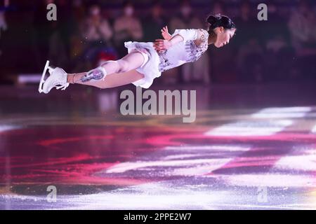 Kinoshita Academy Kyoto Ice Arena, Kyoto, Japan. 22. April 2023. HANA Yoshida, 22. APRIL 2023 - Figure Skating : BLOOM on ICE 2023 in Kinoshita Academy Kyoto Ice Arena, Kyoto, Japan. Kredit: Naoki Nishimura/AFLO SPORT/Alamy Live News Stockfoto
