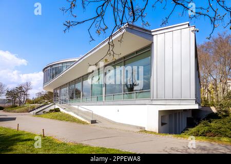 Bruselsky Pavilon EXPO 58, Letenske Sady, Letna, Praha, Ceska republika / Brussel Pavillon Expo 58, Letna Orchards, Prag, Tschechische republik Stockfoto