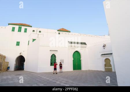 Raissouni Palast, Hassan II Kulturzentrum, Asilah, marokko, afrika Stockfoto