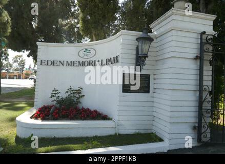 Mission Hills, Kalifornien, USA 23. April 2023 Mordopfer Nicholas Markowitz Grab im Eden Memorial Park am 23. April 2023 in Mission Hills, Kalifornien, USA. Foto: Barry King/Alamy Stock Photo Stockfoto