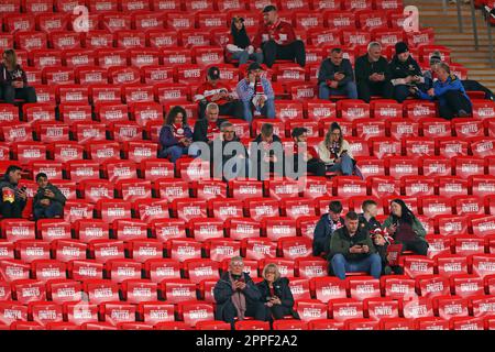 London, Großbritannien. 23. April 2023. Beim Halbfinale des Emirates FA Cup Brighton & Hove Albion gegen Manchester United am 23. April 2023 im Wembley Stadium, London, Großbritannien. Kredit: Paul Marriott/Alamy Live News Stockfoto