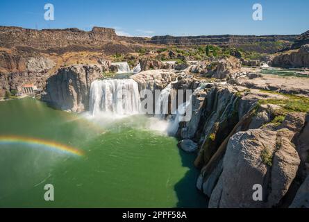 Shoshone Falls in Idaho am Snake River Stockfoto