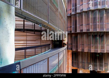 Singapur. Nanyang Technological University (NTU Singapore), entworfen von Thomas Heatherwick Studio in London. Stockfoto