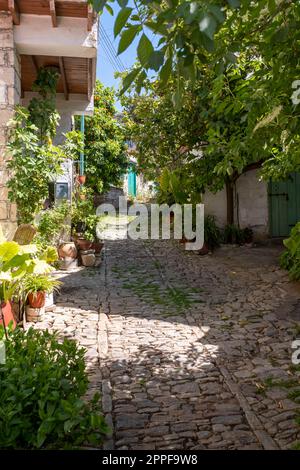 Antheon Street, Lania Village, Limassol District, Zypern Stockfoto