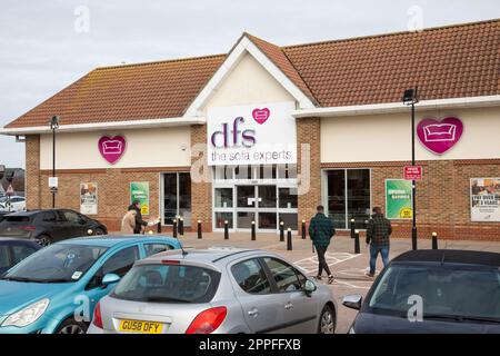 DFS-Geschäft, Eastbourne Stockfoto