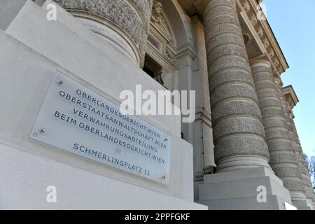 Justizpalast auf dem Schmerlingplatz in Wien, mit Oberster Gerichtshof (OGH), Ã–sterreich, Europa - Justizpalast am Schmerlingplatz in Wien, mit Oberstem Gerichtshof (OGH), Österreich, Europa Stockfoto