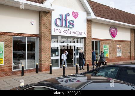 DFS-Geschäft, Eastbourne Stockfoto