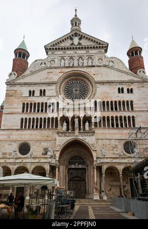 Kathedrale von Cremona oder Kathedrale von Santa Maria Assunta, Lombardei, Italien. Stockfoto