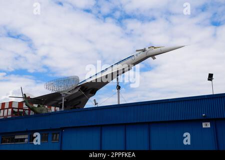 SINSHEIM, DEUTSCHLAND - MAI 2022: Tupolev TU-144 SowjetÜberschall p Stockfoto