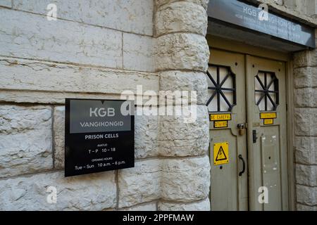 KGB-Gefängniszellmuseum in Tallinn, Estland Stockfoto
