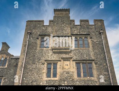 Dover Castle - Offiziere Neue Baracken in Dover, Kent, Großbritannien Stockfoto