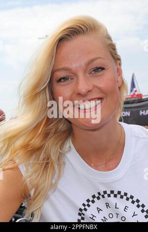 Miriam Hoeller, Harley Days Beginn der Parade vom Großneumarkt, Hamburg, 26.06.2022 Stockfoto