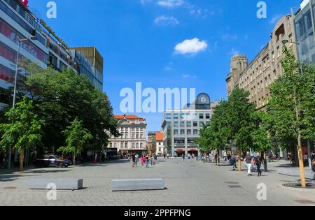 Hotel Ambassador und Kasino am Wenzelsplatz in der Innenstadt Stockfoto