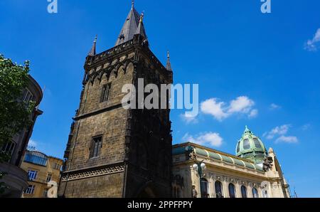 Prag, Tschechische Republik - 26. Juni 2010: Das 1911 erbaute Stadthaus in Prag, Tschechische Republik Stockfoto