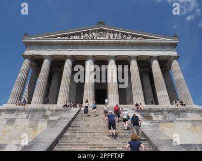 Walhalla-Tempel in Donaustauf Stockfoto