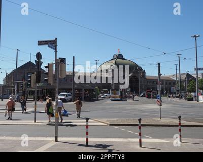 Nürnberger Hauptbahnhof in Nürnberg Stockfoto