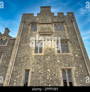 Dover Castle - Offiziere Neue Baracken in Dover, Kent, Großbritannien Stockfoto