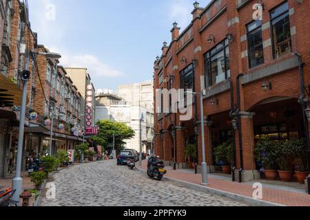 New Taipei, Taiwan 14. Juli 2022: Bezirk Yingge in New Taipei Stadt Taiwan Stockfoto