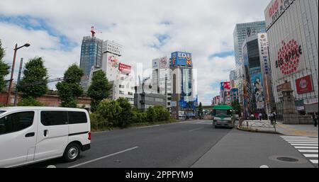 Tokio, Japan 27. Juni 2019: Akihabara-Viertel in der Stadt Stockfoto