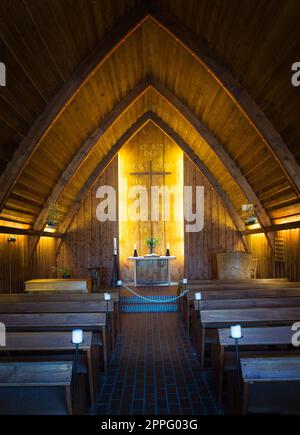 Die Skipperkirche in Ahrenshoop (Deutschland) Stockfoto