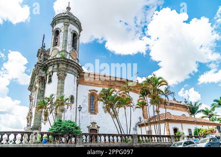 Sao Joao del Rei - 5. März 2022: Kirche von San Francisco Stockfoto