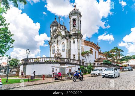 Sao Joao del Rei - 5. März 2022: Kirche von San Francisco Stockfoto