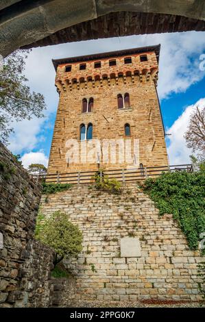 Schloss von Trisobbio Stockfoto