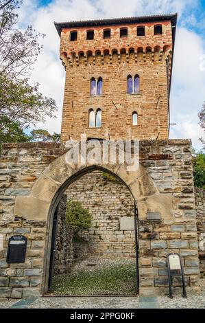 Schloss von Trisobbio Stockfoto