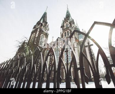 Elisabeths Kirche im neogotischen Stil in Lemberg, Ukraine. Stockfoto