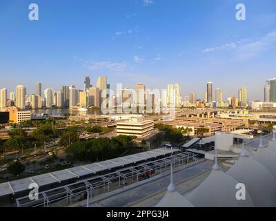 MSC Kreuzfahrtanleger in Miami Stockfoto
