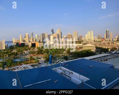 MSC Kreuzfahrtanleger in Miami Stockfoto
