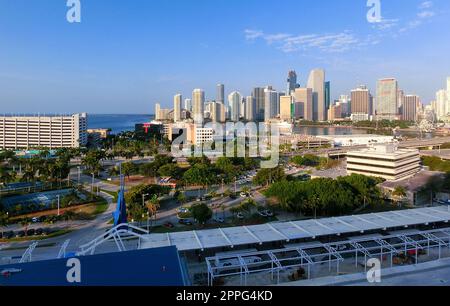 MSC Kreuzfahrtanleger in Miami Stockfoto