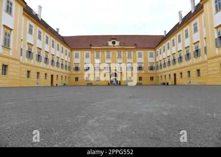 Schloss Hof an der March in NiederÃ¶sterreich - Hofschloss am Marsch in Niederösterreich Stockfoto