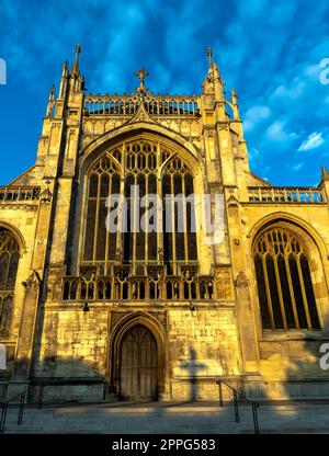 Gloucester Cathedral, formell die Cathedral Church of St. Peter und die Holy and Unvisible Trinity in Gloucester, Gloucestershire, Großbritannien Stockfoto