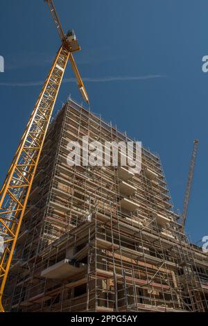 Restaurierung und Umbau Restaurierung eines alten Fabrikstandortes in Wohnungen Stockfoto