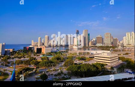 MSC Kreuzfahrtanleger in Miami Stockfoto