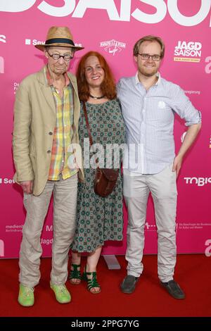 Hans-Peter Korff, Christiane Leuchtmann, Johannes Korff, Jagdfieber, UCI Hamburg, 12.08.2022 Stockfoto