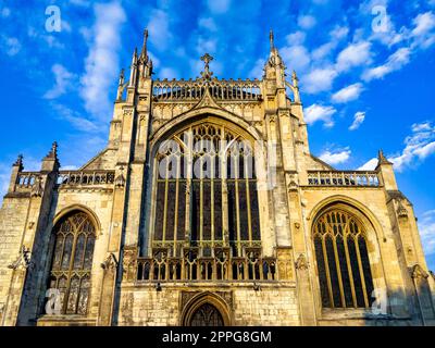 Gloucester Cathedral, formell die Cathedral Church of St. Peter und die Holy and Unvisible Trinity in Gloucester, Gloucestershire, Großbritannien Stockfoto