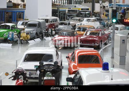 Verkehrszentrum des Deutschen Museums in MÃ¼nchen, Bayern, Deutschland - Verkehrszentrum des Deutschen Museums in München, Bayern, Deutschland Stockfoto