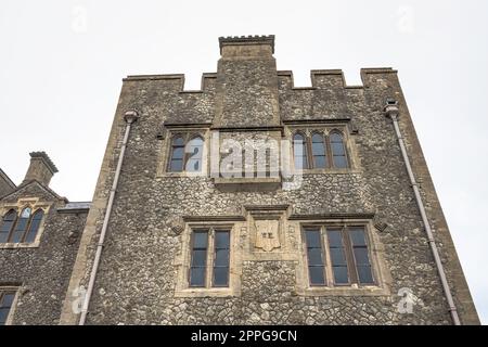 Dover Castle - Offiziere Neue Baracken in Dover, Kent, Großbritannien Stockfoto