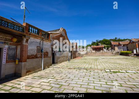 Taiwan Kinmen traditionelles altes Zhu Shan Dorf Stockfoto