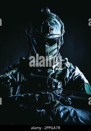 Spezialeinsatzsoldat Stockfoto