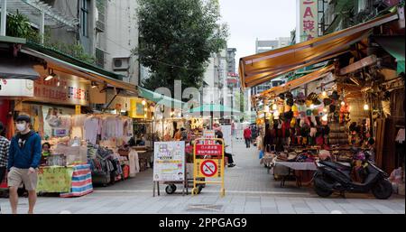 Taipei, Taiwan, 01. April 2022: Siping Sun Square in Taipei City Stockfoto