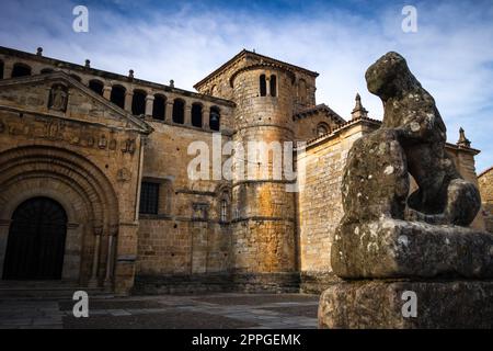 Mittelalterliche Burg Santillana del mar, Kantabrien, Spanien Stockfoto