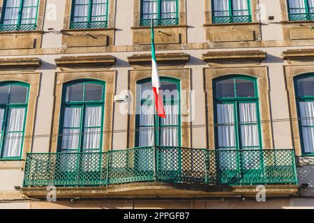 Italienische Botschaft in Porto, Portugal Stockfoto