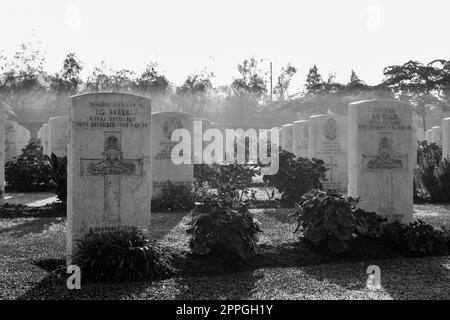 Heliopolis Commonwealth War Cemetery, Kairo, Ägypten Stockfoto